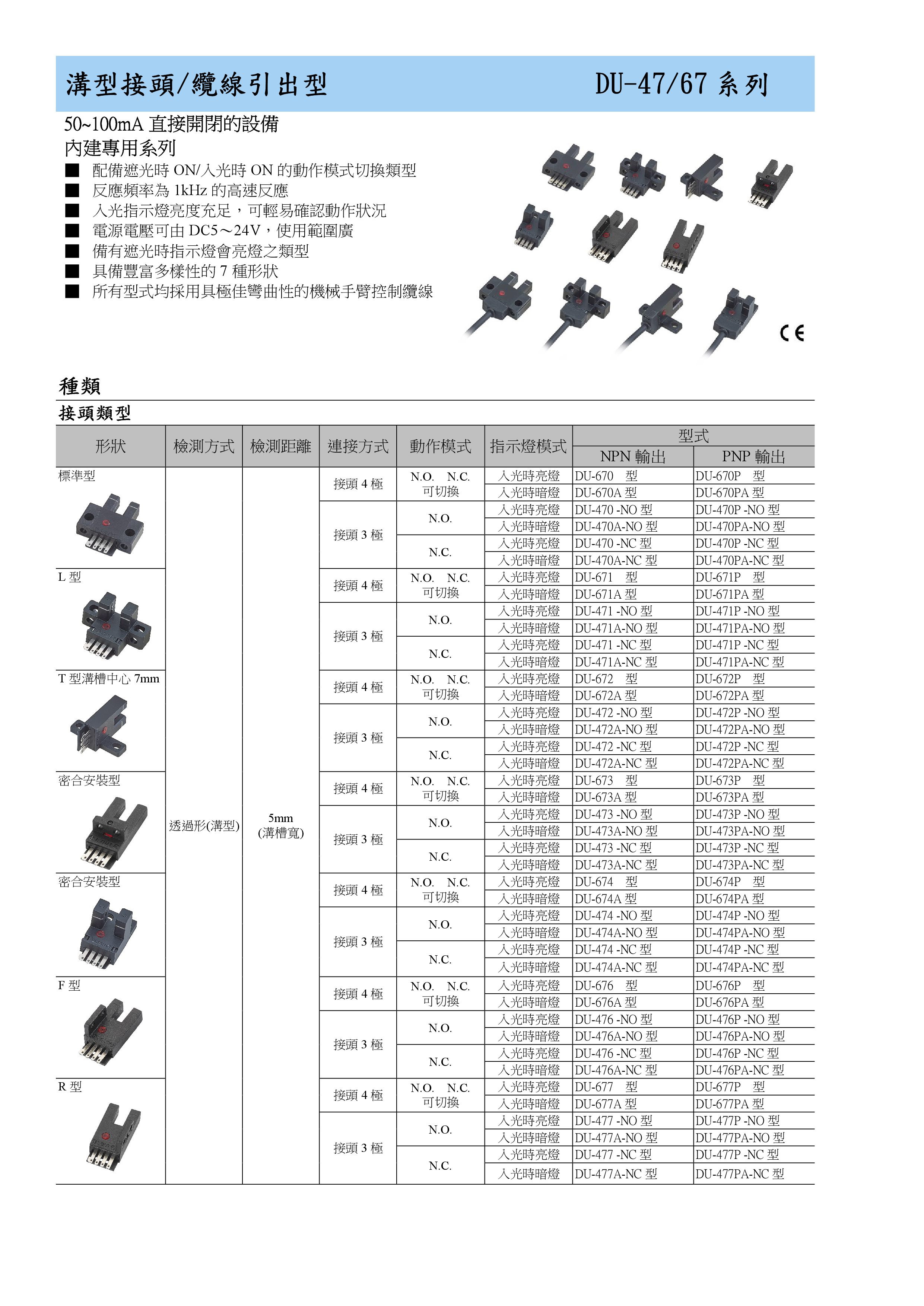 光電素子/光電開關/光電傳感器